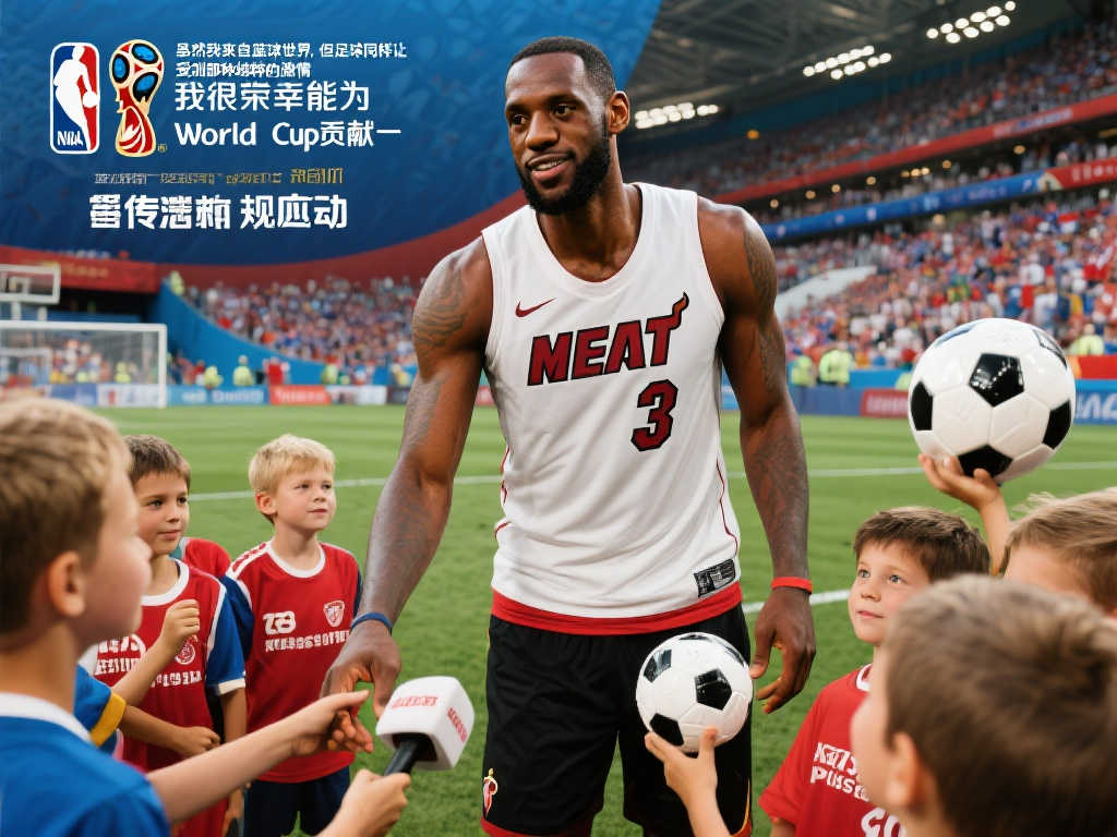 NBA巨星化身世界杯推广大使